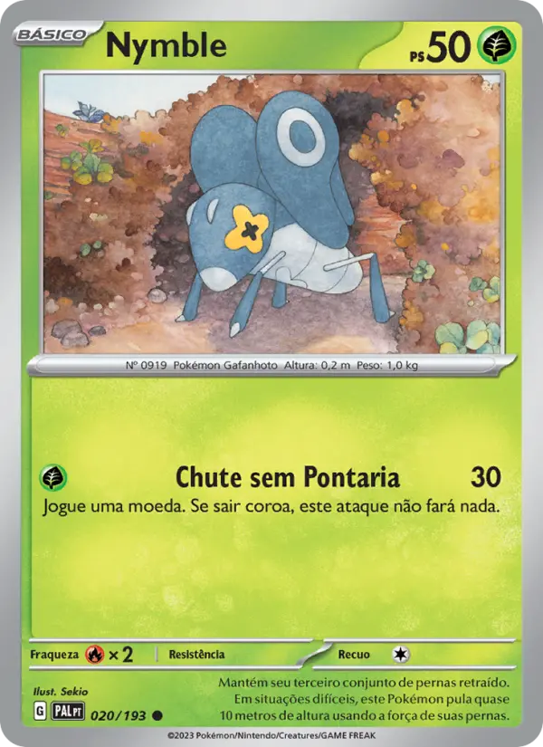 Nymble — Evoluções em Paldea 020