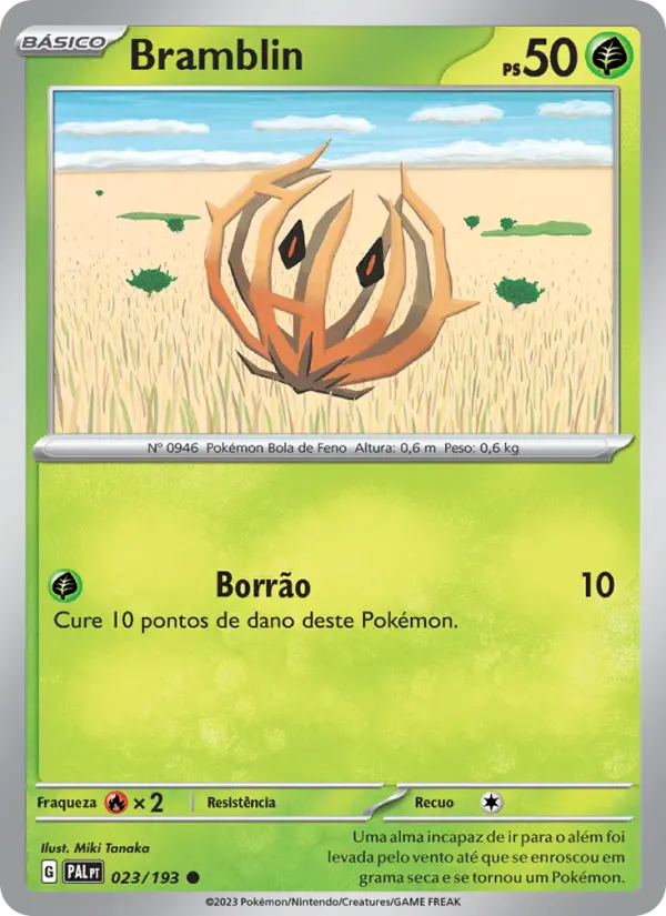 Bramblin — Evoluções em Paldea 023
