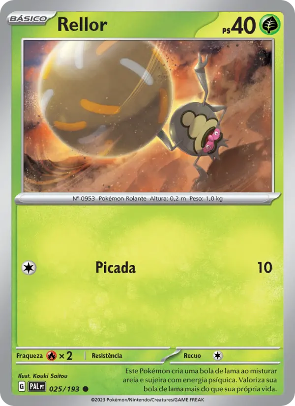Rellor — Evoluções em Paldea 025