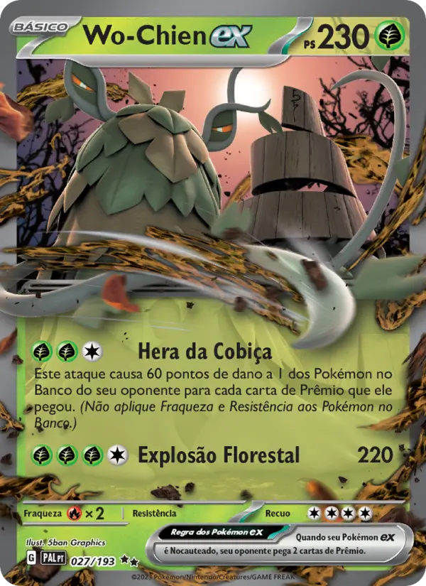 Wo-Chien ex — Evoluções em Paldea 027