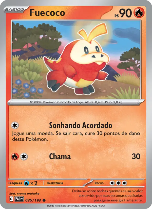 Fuecoco — Evoluções em Paldea 035