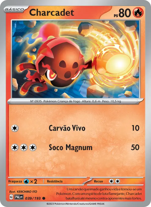 Charcadet — Evoluções em Paldea 039