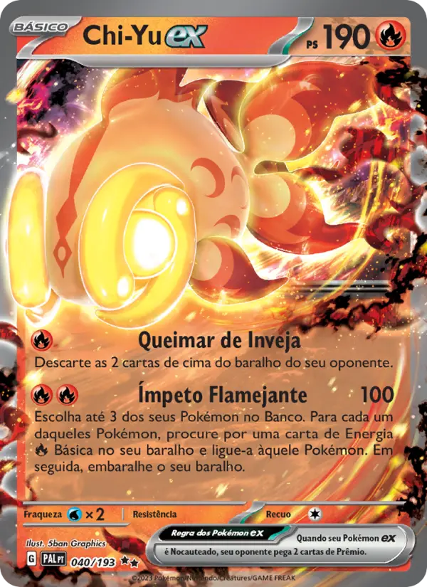 Chi-Yu ex — Evoluções em Paldea 040