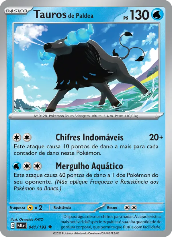 Tauros de Paldea — Evoluções em Paldea 041