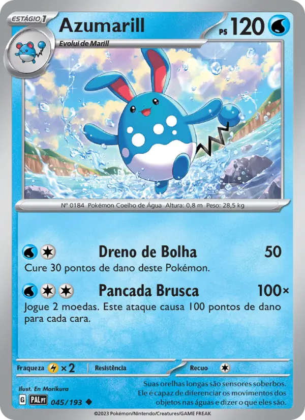 Azumarill — Evoluções em Paldea 045