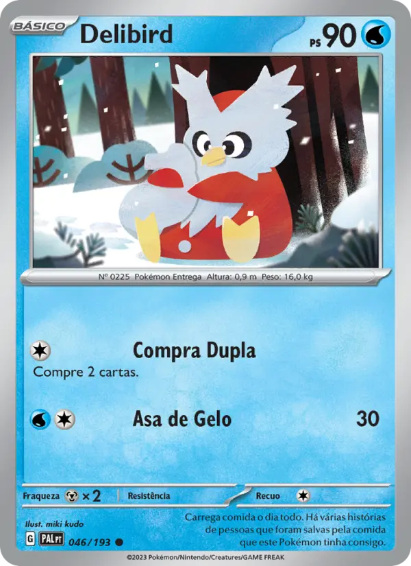 Delibird — Evoluções em Paldea 046