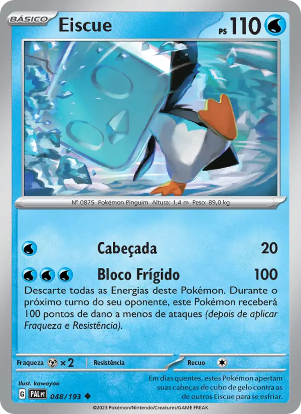 Eiscue — Evoluções em Paldea 048