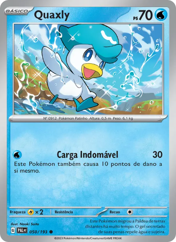 Quaxly — Evoluções em Paldea 050
