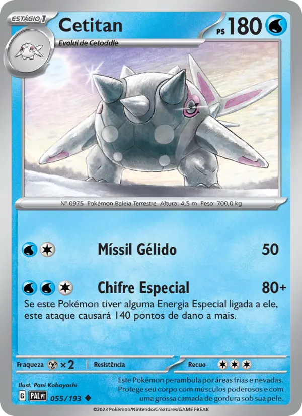 Cetitan — Evoluções em Paldea 055