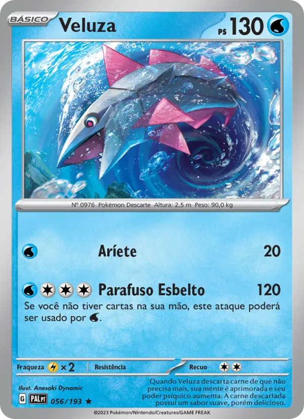 Veluza — Evoluções em Paldea 056