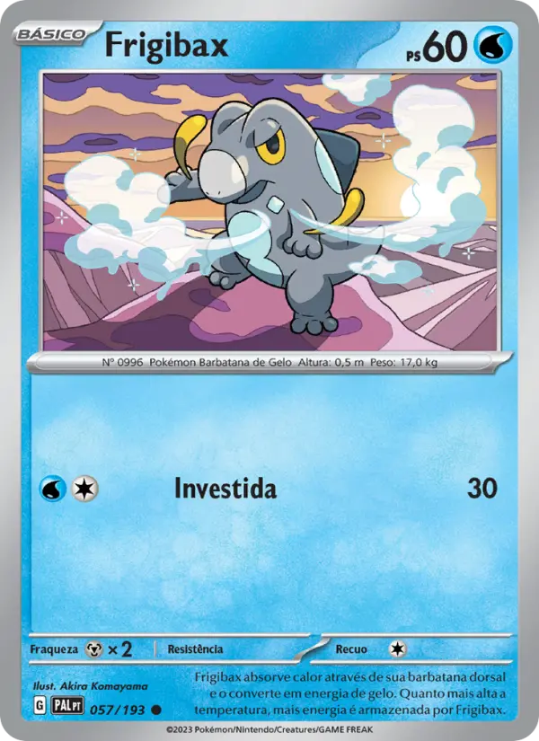 Frigibax — Evoluções em Paldea 057