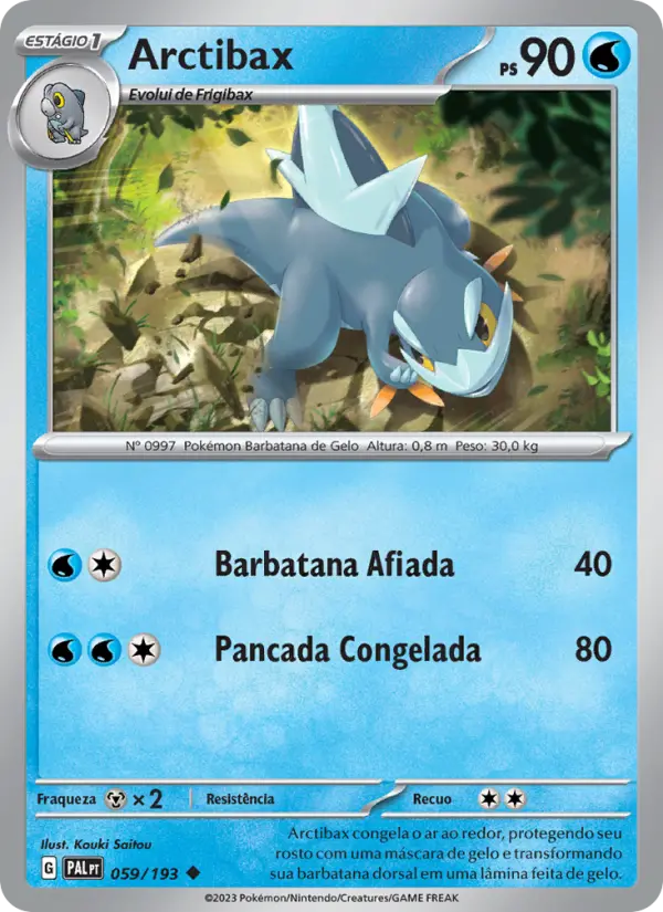 Arctibax — Evoluções em Paldea 059