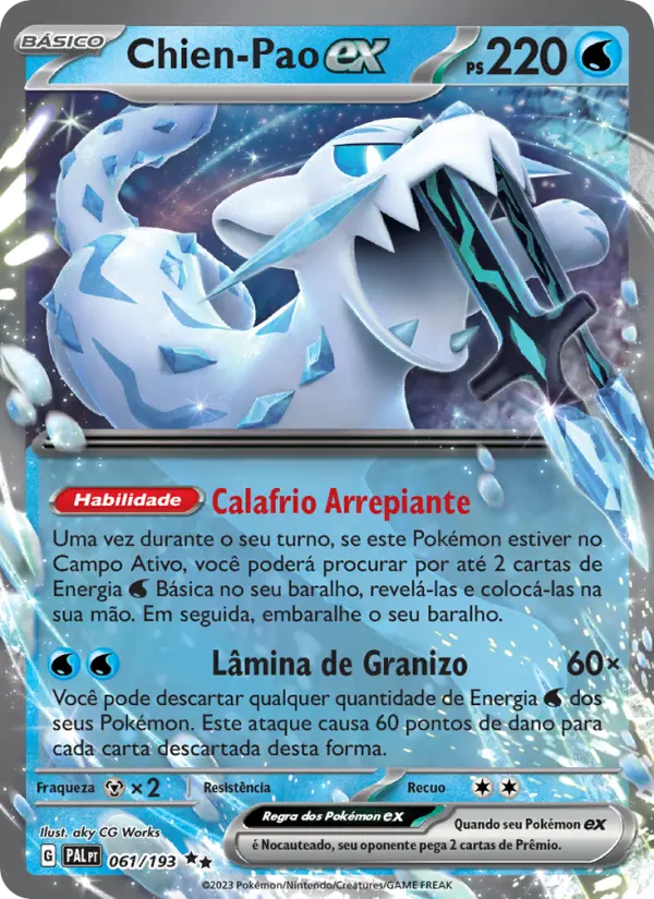 Chien-Pao ex — Evoluções em Paldea 061