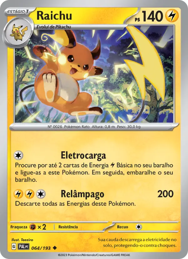 Raichu — Evoluções em Paldea 064