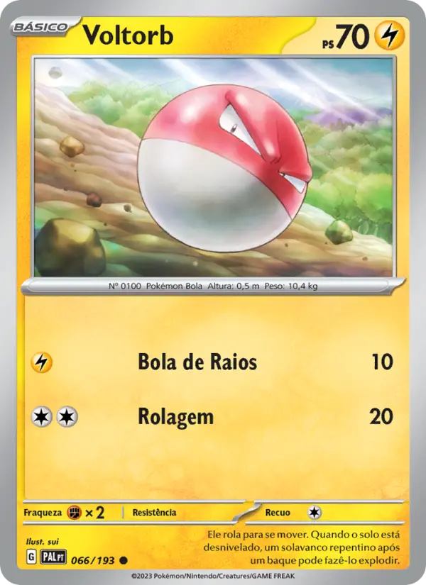 Voltorb — Evoluções em Paldea 066