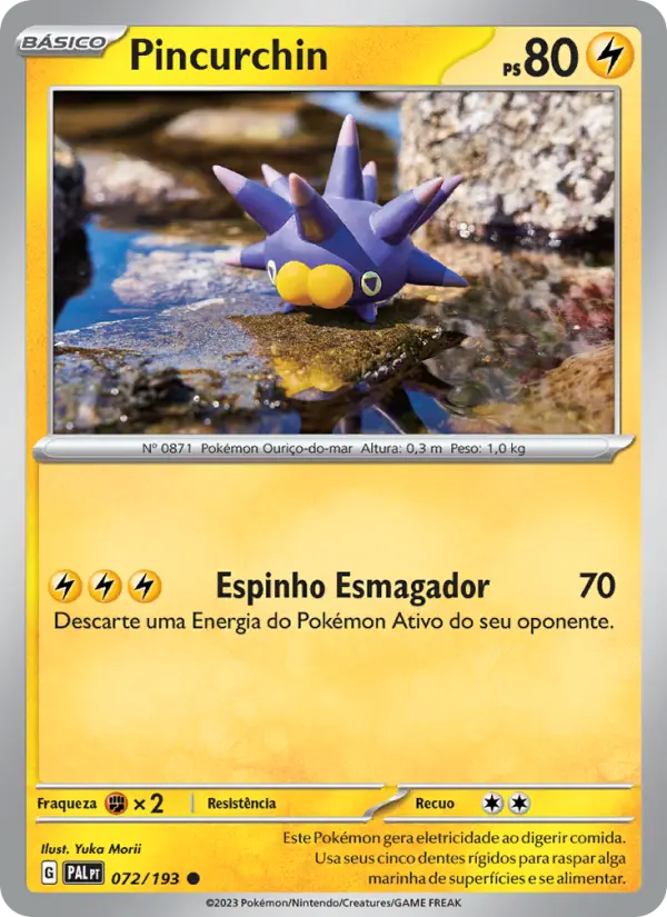 Pincurchin — Evoluções em Paldea 072