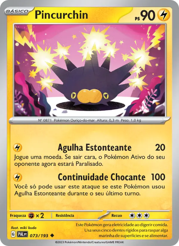 Pincurchin — Evoluções em Paldea 073
