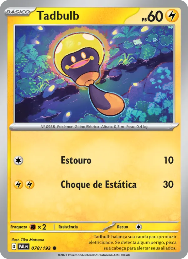Tadbulb — Evoluções em Paldea 078