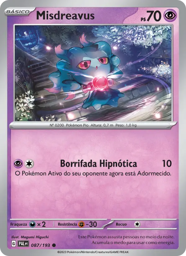 Misdreavus — Evoluções em Paldea 087