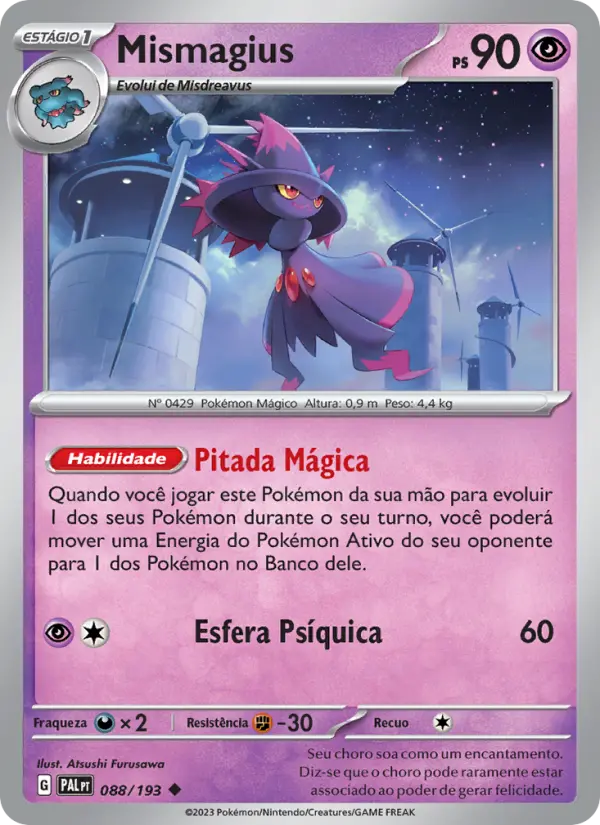 Mismagius — Evoluções em Paldea 088