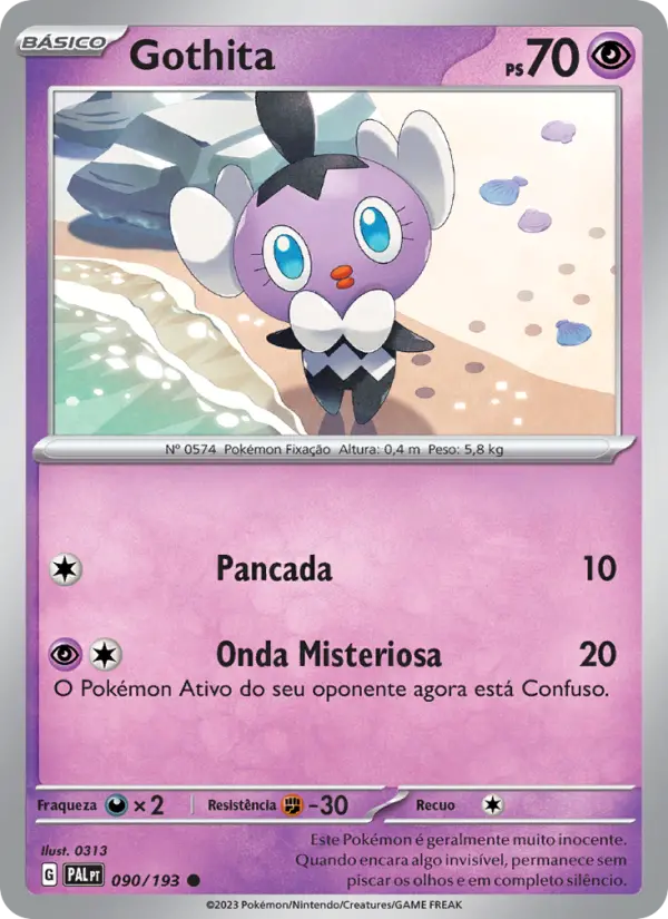 Gothita — Evoluções em Paldea 090