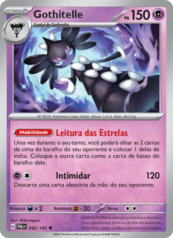 Gothitelle — Evoluções em Paldea 092