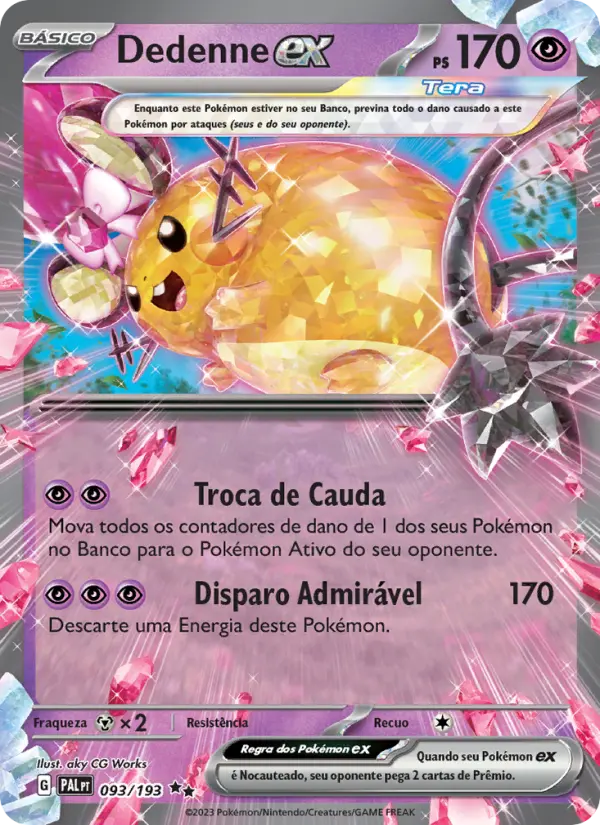 Dedenne ex — Evoluções em Paldea 093