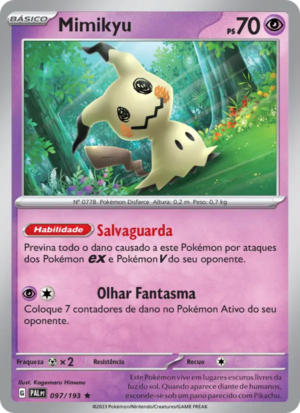 Mimikyu — Evoluções em Paldea 097