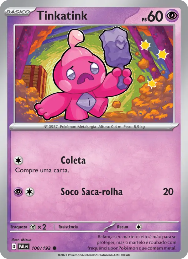 Tinkatink — Evoluções em Paldea 100