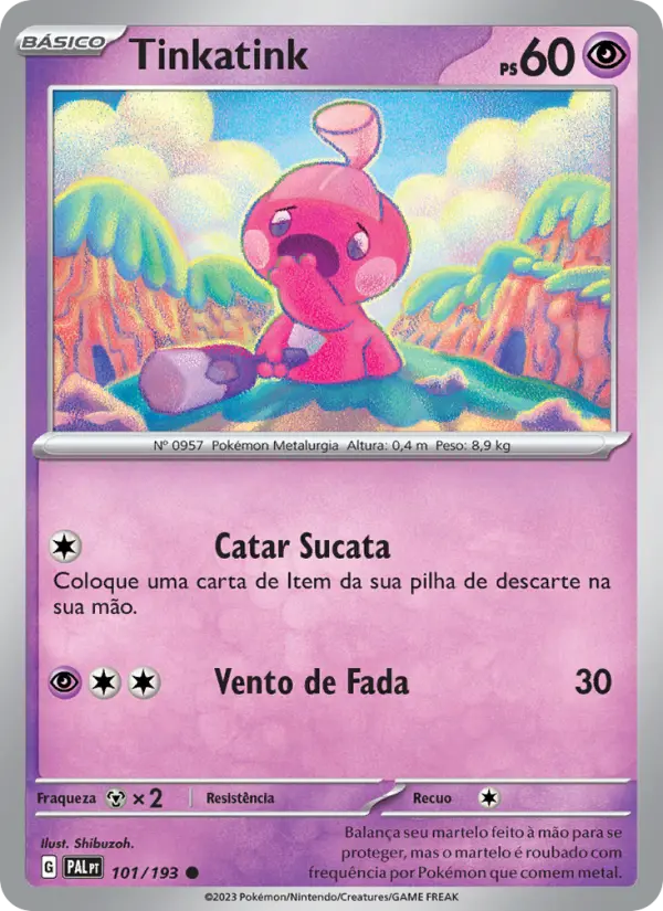 Tinkatink — Evoluções em Paldea 101