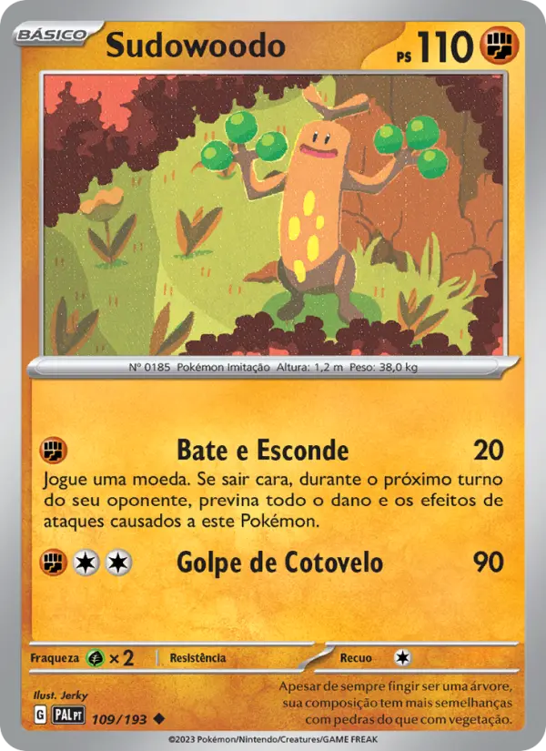 Sudowoodo — Evoluções em Paldea 109