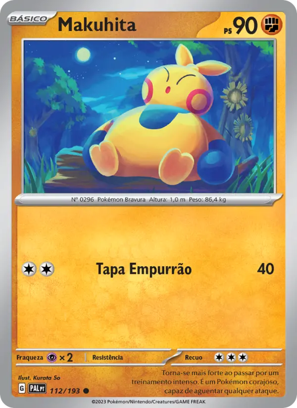 Makuhita — Evoluções em Paldea 112