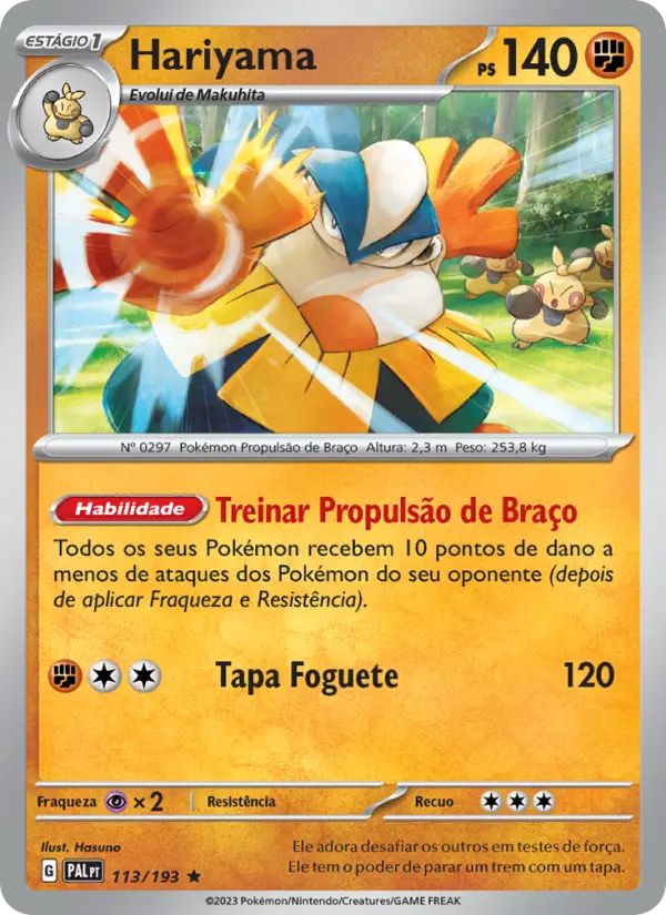 Hariyama — Evoluções em Paldea 113