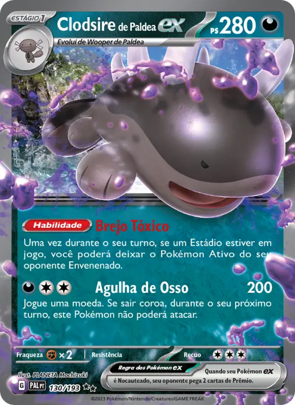 Clodsire de Paldea ex — Evoluções em Paldea 130