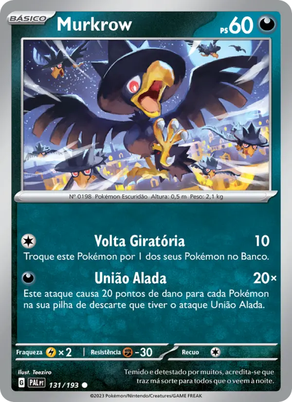 Murkrow — Evoluções em Paldea 131