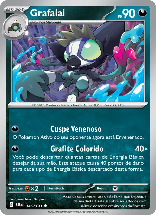 Grafaiai — Evoluções em Paldea 146