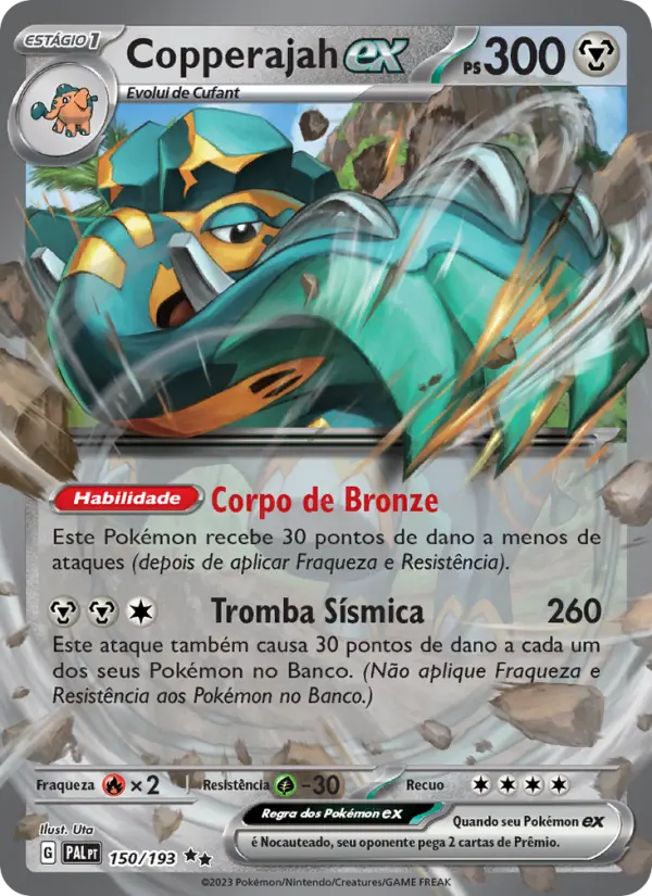 Copperajah ex — Evoluções em Paldea 150
