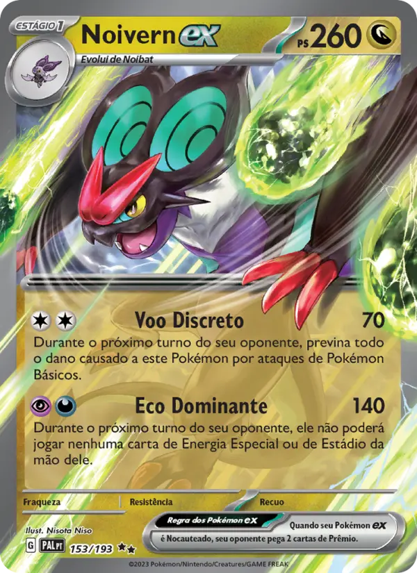 Noivern ex — Evoluções em Paldea 153