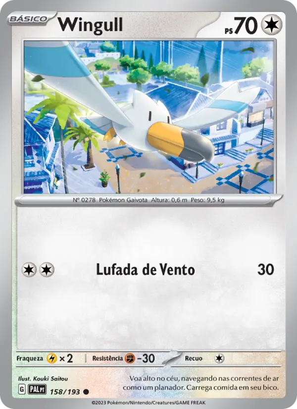 Wingull — Evoluções em Paldea 158