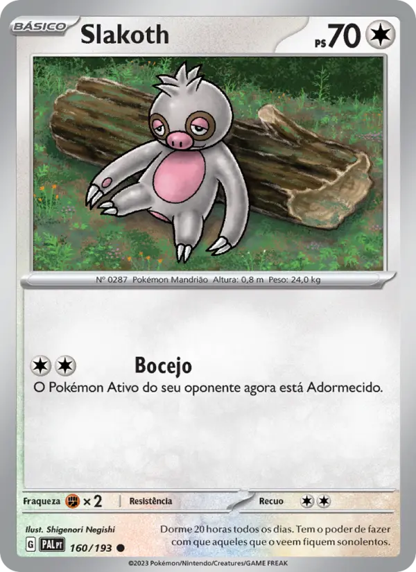 Slakoth — Evoluções em Paldea 160