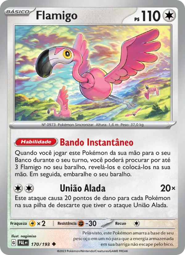 Flamigo — Evoluções em Paldea 170