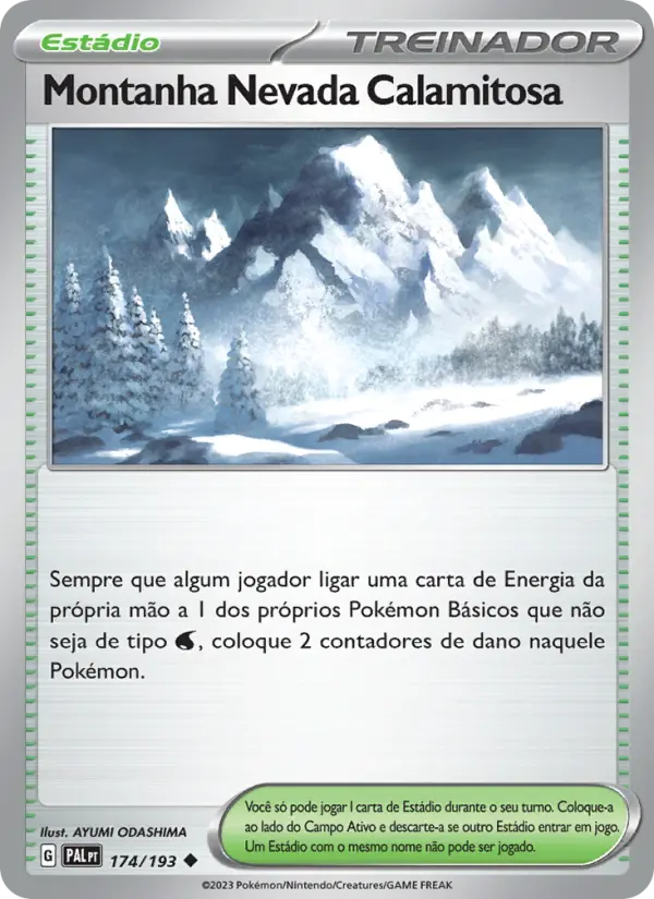 Montanha Nevada Calamitosa — Evoluções em Paldea 174
