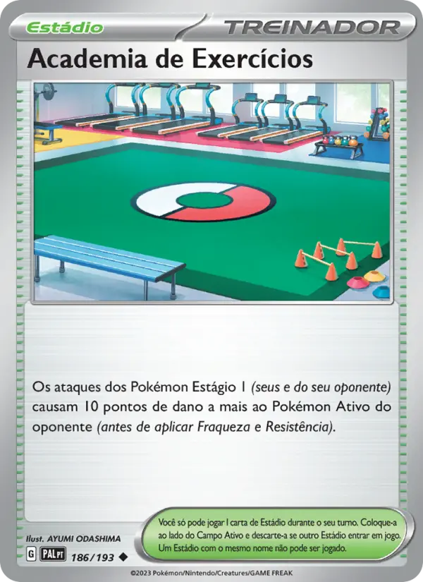 Academia de Exercícios — Evoluções em Paldea 186