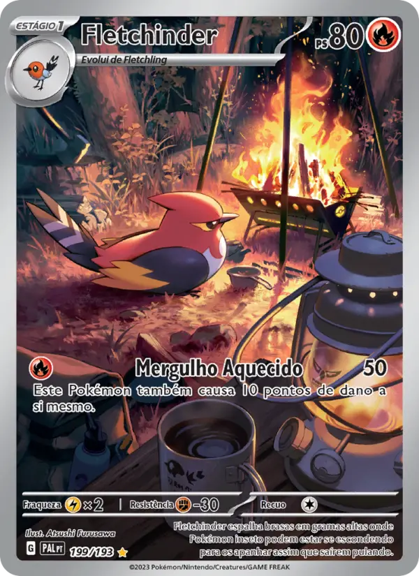 Fletchinder — Evoluções em Paldea 199