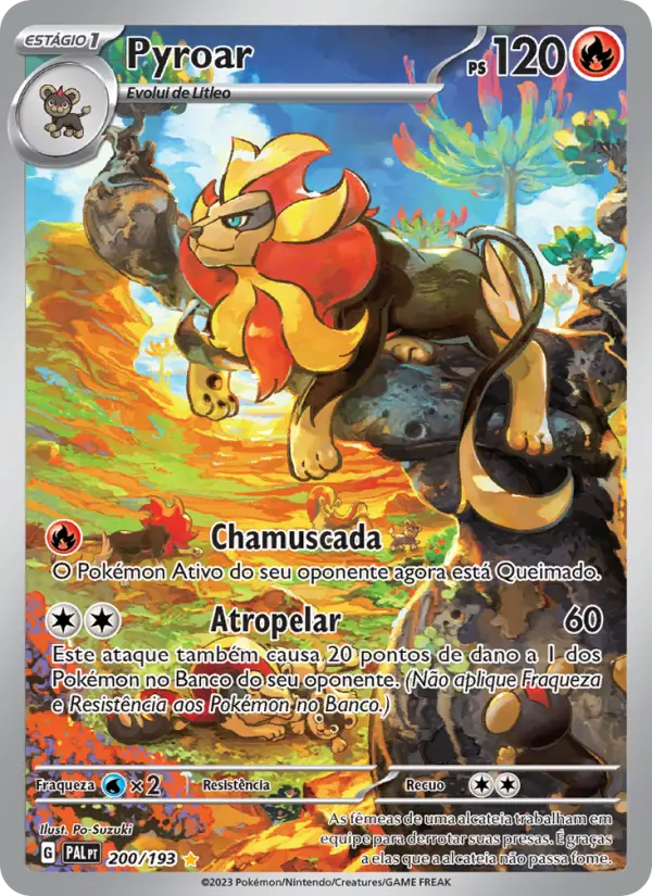 Pyroar — Evoluções em Paldea 200