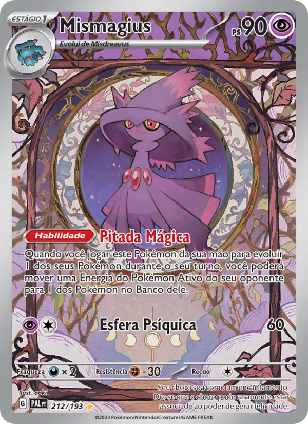 Mismagius — Evoluções em Paldea 212