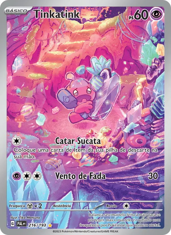 Tinkatink — Evoluções em Paldea 216
