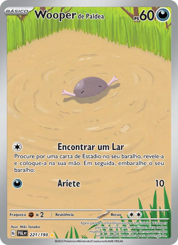 Wooper de Paldea — Evoluções em Paldea 221