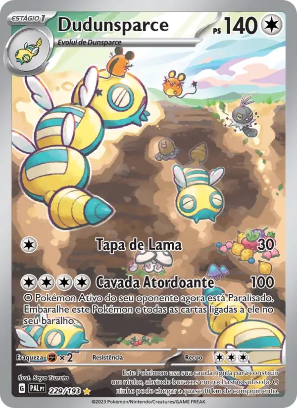 Dudunsparce — Evoluções em Paldea 229