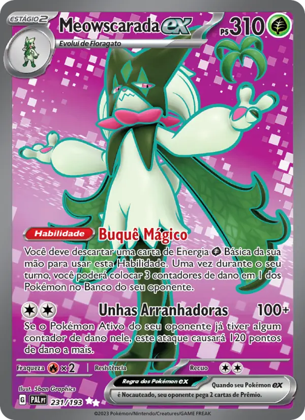 Meowscarada ex — Evoluções em Paldea 231
